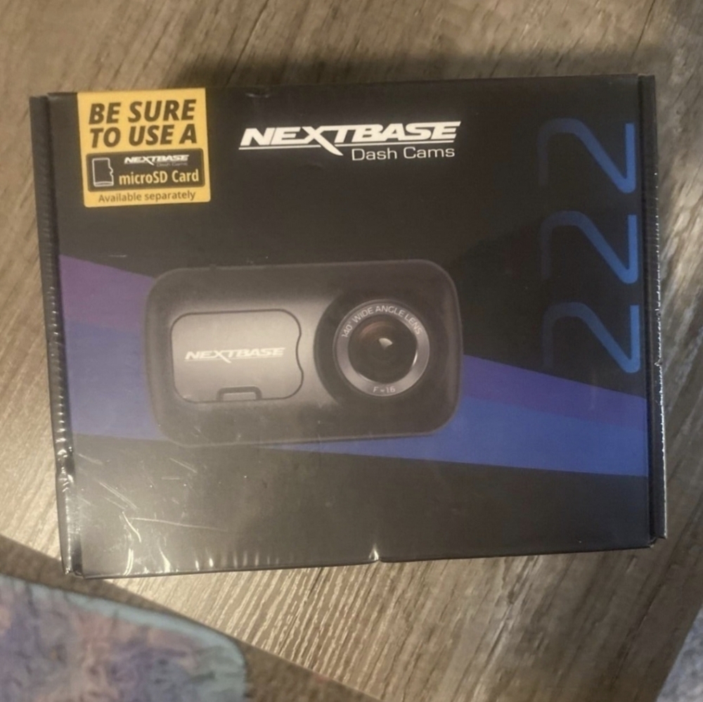 NWT Sealed Nextbase 222 Dash Cam